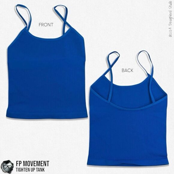 FP MOVEMENT TIGHTEN UP TANK IN IMPERIAL BLUE SIZE S WORKOUT ACTIVEWEAR RETIRED - Picture 7 of 8